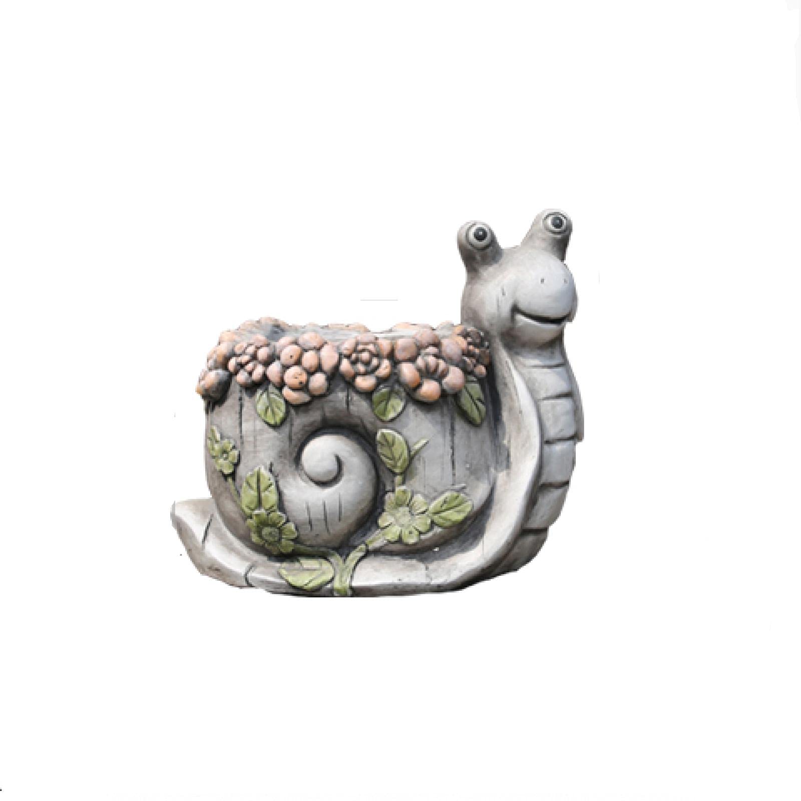 Pot de fleurs escargot mignon pour apporter de la poésie et de la douceur au jardin
