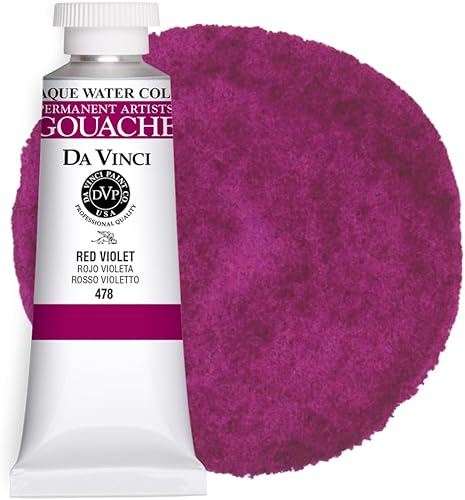 Miniatura 10 de Artists' Gouache - Pintura de acuarela opaca Tamaño 5.07 onzas, Color blanco titanio