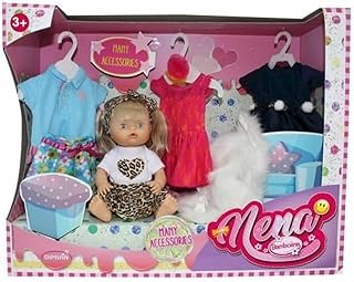 دمية بامبولينا نينا من ديميان 36 سم مع 3 أزياء