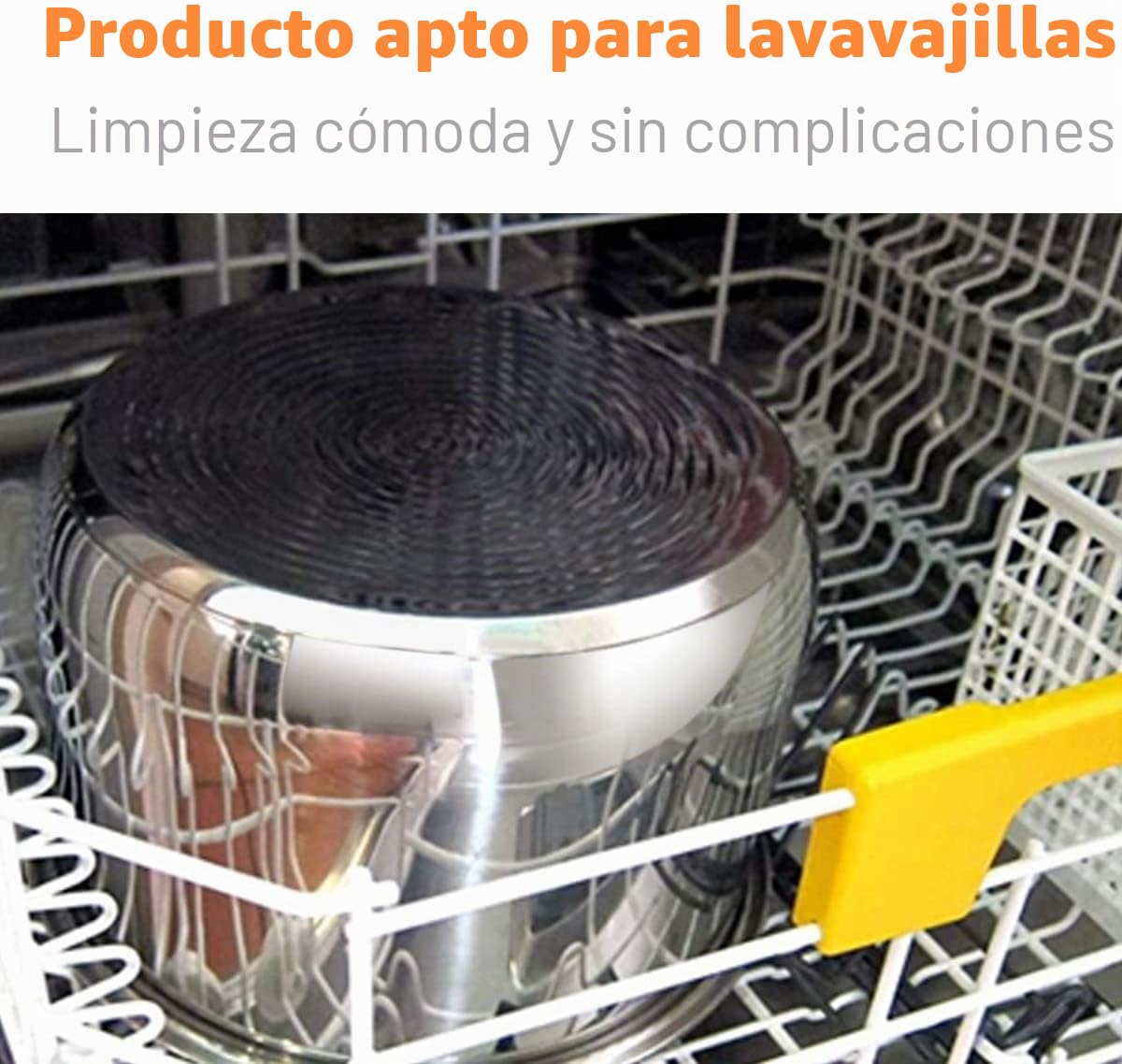 Goldlion Olla interior de acero inoxidable compatible con Ninja Foodi de 8 cuartos de galón, accesorios de repuesto