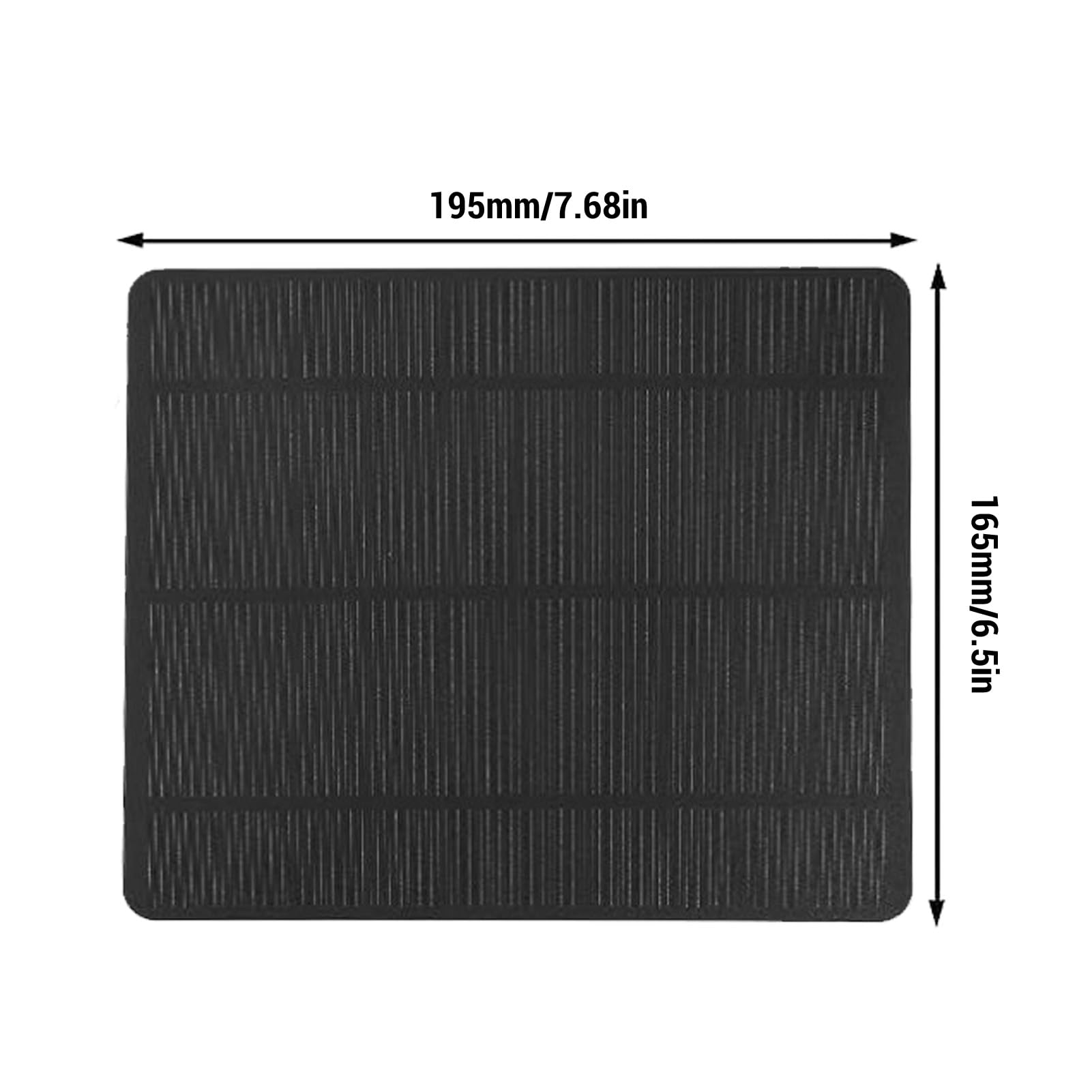 Fafeicy 12W Solarpanel für Überwachungskamera, Monokristallin, USB Typ-C, Wetterfest, 0-1200mA, für Türklingel und Blink Camera