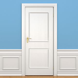 Colingmill Peel and Stick Door Moulding Trim Kit - Premade 3D Wainscoting Panels for Doors, Walls, Mirrors (22"x36" Top + 22"x24" Bottom)