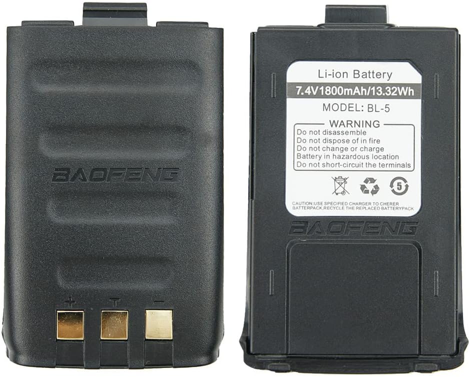 Replacement Two Way Radio Battery for GT-3 GT-3TP GT3 GT3TP >-3 Mark-II III 7.4V 1800mAh Walkie Talkies Battery