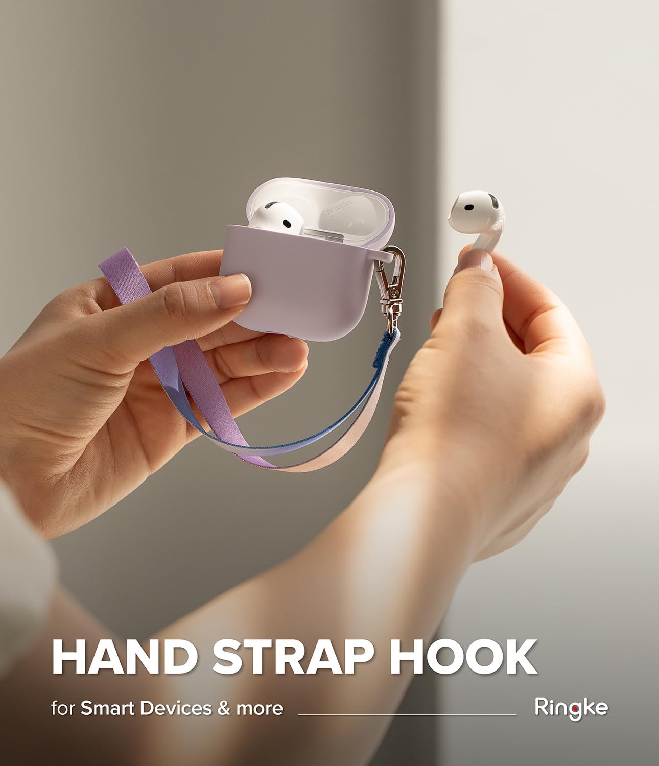 Ringke Hand Hook for Camera Strap, Durable Universal Phone Strap Compatible with iPhone, Galaxy and Pixel Case image 2