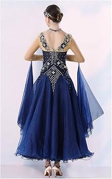 Amazon.co.jp: 社交ダンスドレス モダンダンス衣装 スタンダード