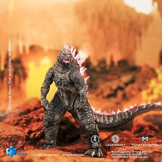Hiyatoys HIYA Exquisite Basic Series None Scale 7 Inch Godzilla x Kong The New Empire Godzilla Evolved Ver. Action Figure