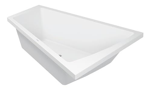 Vasca da Bagno Duravit Paiova 180x140cm Angolo Destro, 700217, Bianco - 700217000000000