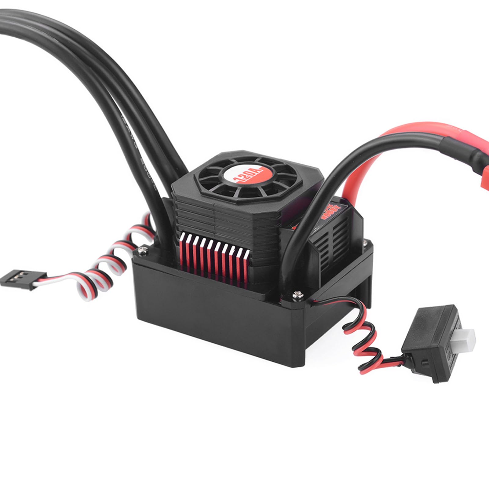 Miernik prędkości 120A bezszczotkowy ESC Wodoodporny elektryczny regulator prędkości do 1/8 1/10 RC Offroad