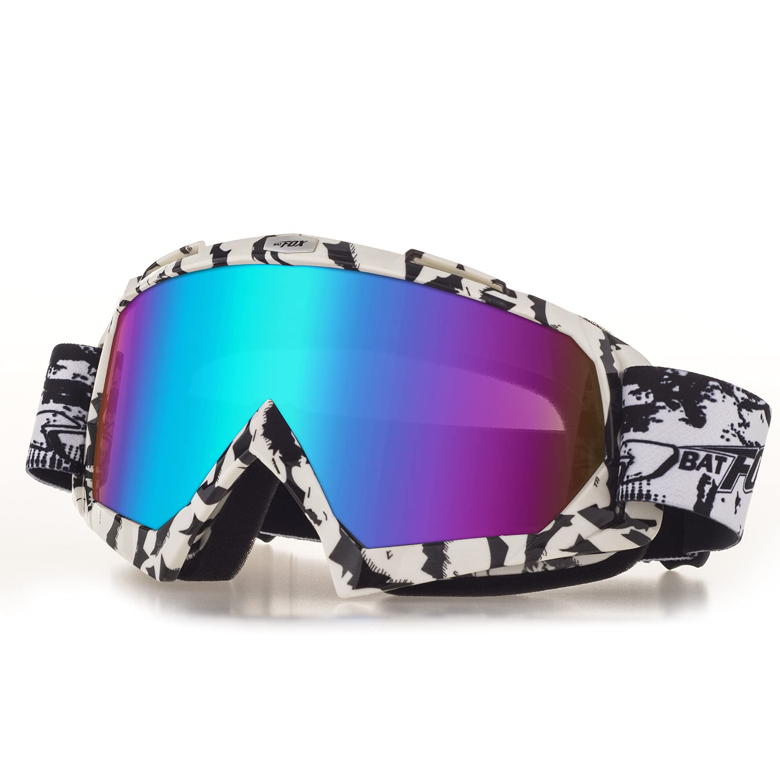 BATFOX Unisex F-816 powersports-goggles (pack of 1)
