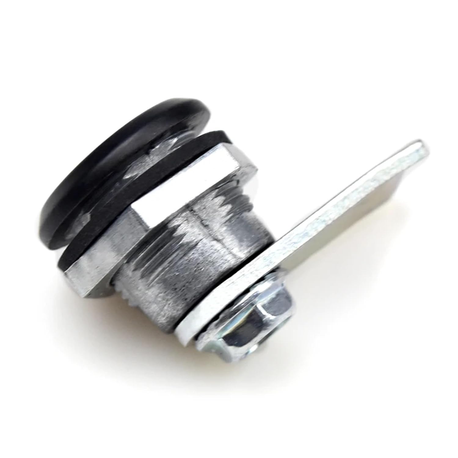 XK204-3 Zinc Alloy Mini-Type Handle Small Round Lock Tongue-Locked Cam Lock 1Pcs(XK204-3W)