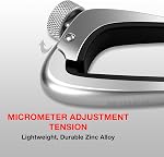 WINGO Pro Guitar Capo for Acoustic Electric Guitars - Chrome Capotraste