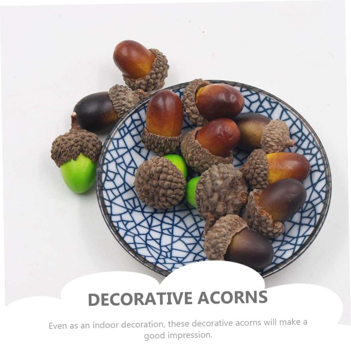 30 Pièces Ornements Glands Artificiels Pour Décoration - Taille 3x1,6x1,6 Cm - Couleurs Assorties - DIY Noël, Automne, Fête - 8