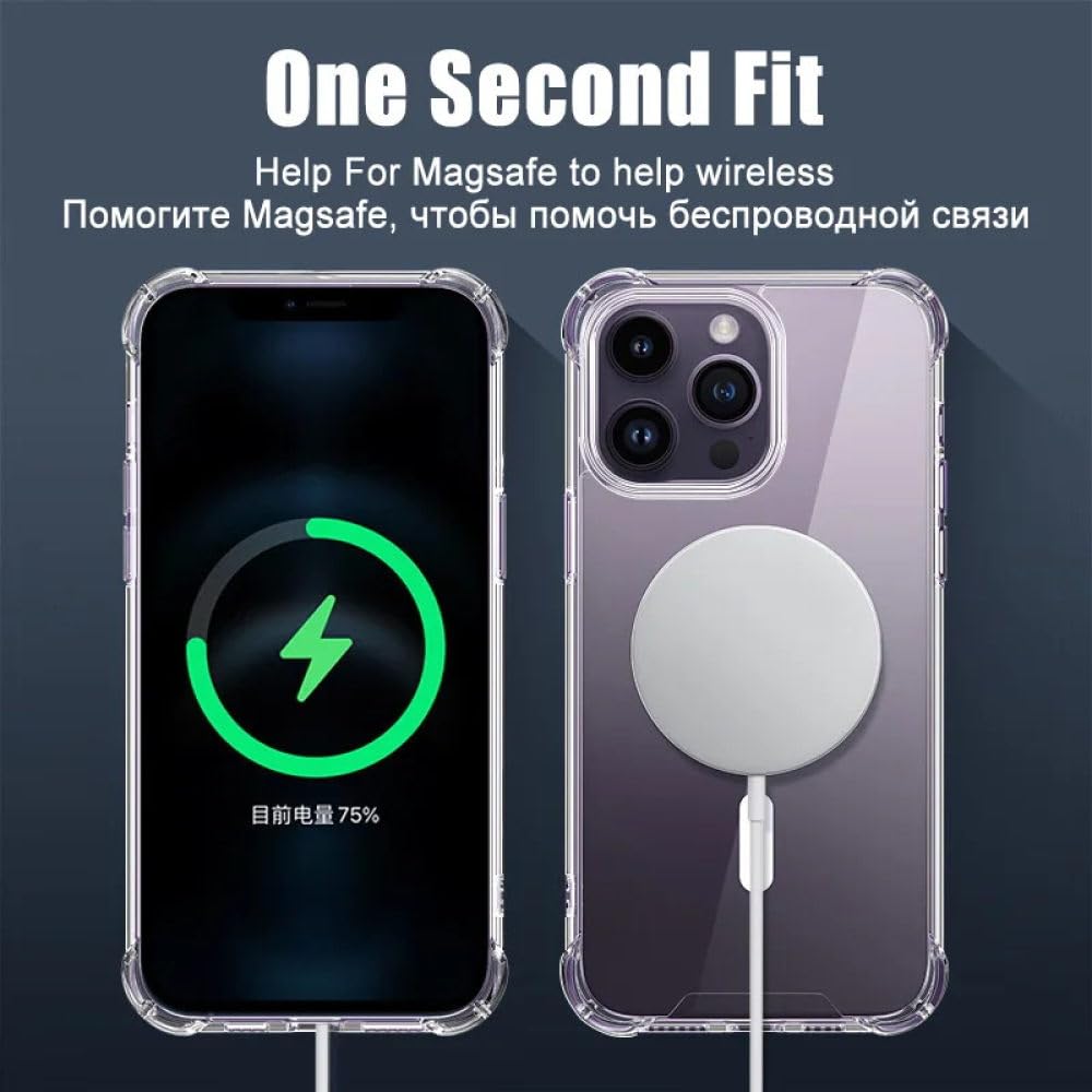 iPhone 15 Pro ケース ワイヤレス ケース 磁気 クリア 透明 Amazon.co.jp: 透明磁気ワイヤレス充電ケース iPhone 15 14 13 12 11