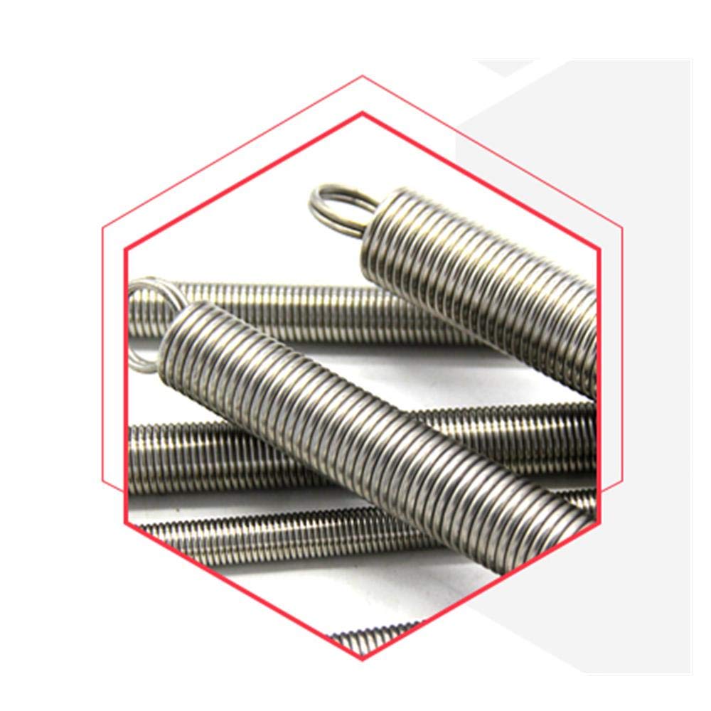 Molle A Trazione Misure Molle Di Trazione Con Ganci - 2 Pezzi, Lunghezza 300mm, Filo 2.5mm Molle In Ferro Per Trazioni