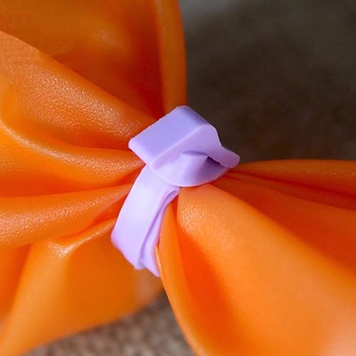 Miniatura 5 de 50 corbatas reutilizables para bolsas de glaseado de silicona, para decoración de bolsas de glaseado, lazos de silicona para bolsas de glaseado para