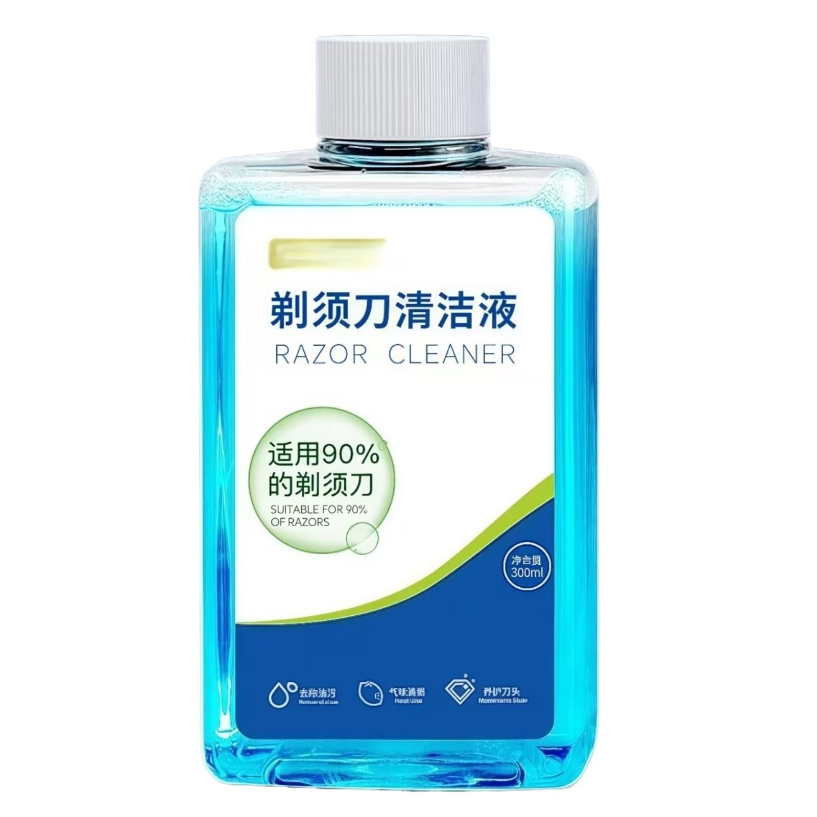 Solución Limpiadora For Afeitadoras Eléctricas (300 Ml). Compatible Con Braun Series 1/3/5/7/9: 199S-1, 3010S, 5197cc, 70-N1000S Y 9299S(1pcs)