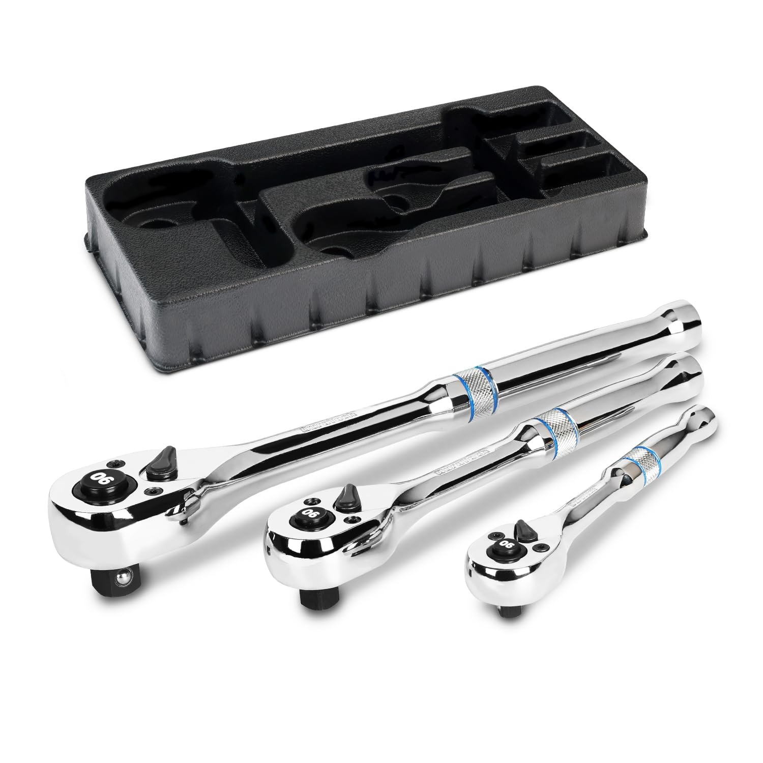 DURATECH 3-Piece Drive Ratchet, 1/4
