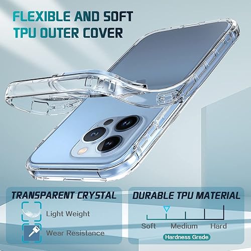 Miniatura 26 de Funda protectora para iPhone 12 Pro Max, 360° de cuerpo completo, resistente, con protector de pantalla para iPhone 12 Pro Max (6.7 pulgadas)