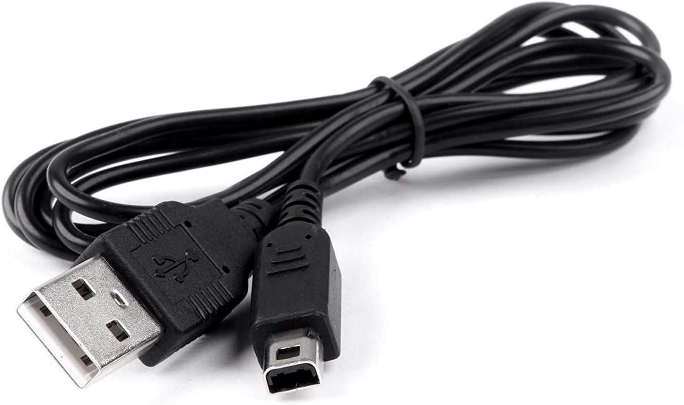 New World Usb Cable Power Charging Cable For 3Ds Dsi Xl/3Ds Xl 2Ds, Black