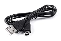 Vista 1 de Tomee Black USB Charging Cable for Nintendo 2DS XL, 3DS, 3DS 2DS, DSi - Minimalist Style, USB Connectivity