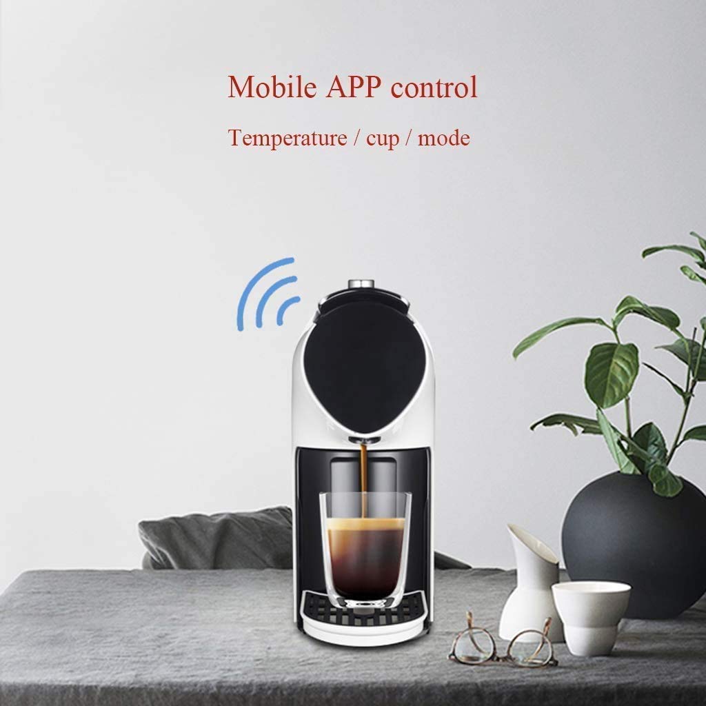 Cafetera Totalmente automática programable en casa, cafetera Individual y Completa, App controla máquina de Espresso y Capuchino, máquina de Espresso a Vapor Interesting