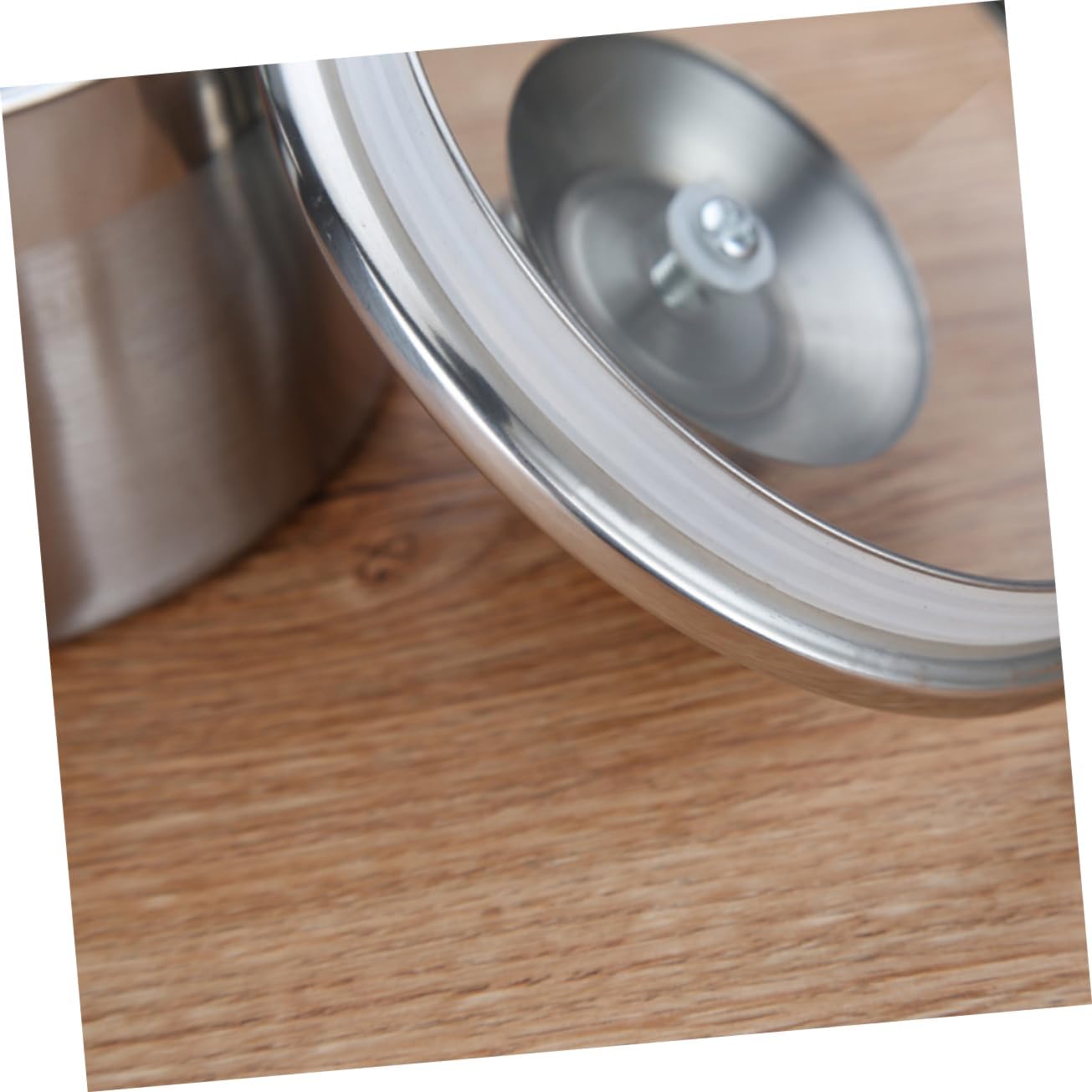 Sealed Cans Airtight Coffee Container Countertop Canisters Food Containers Stainless Steel Kitchen Container Flour Kitchen Canisters Home Kitchen Tool Sugar Bowl Round, 12.5x22cm