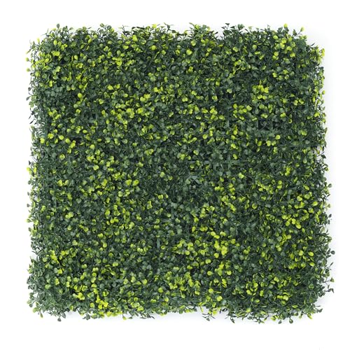 Valyria Home - Jardín Vertical Artificial Exterior o Interior - Jardín Deseado Claro - Planta Artificial para Pared Moderno - Pack 4 Paneles 50x50 cm (1m²) - Decoración Diseño Moderno - Proteccion UV
