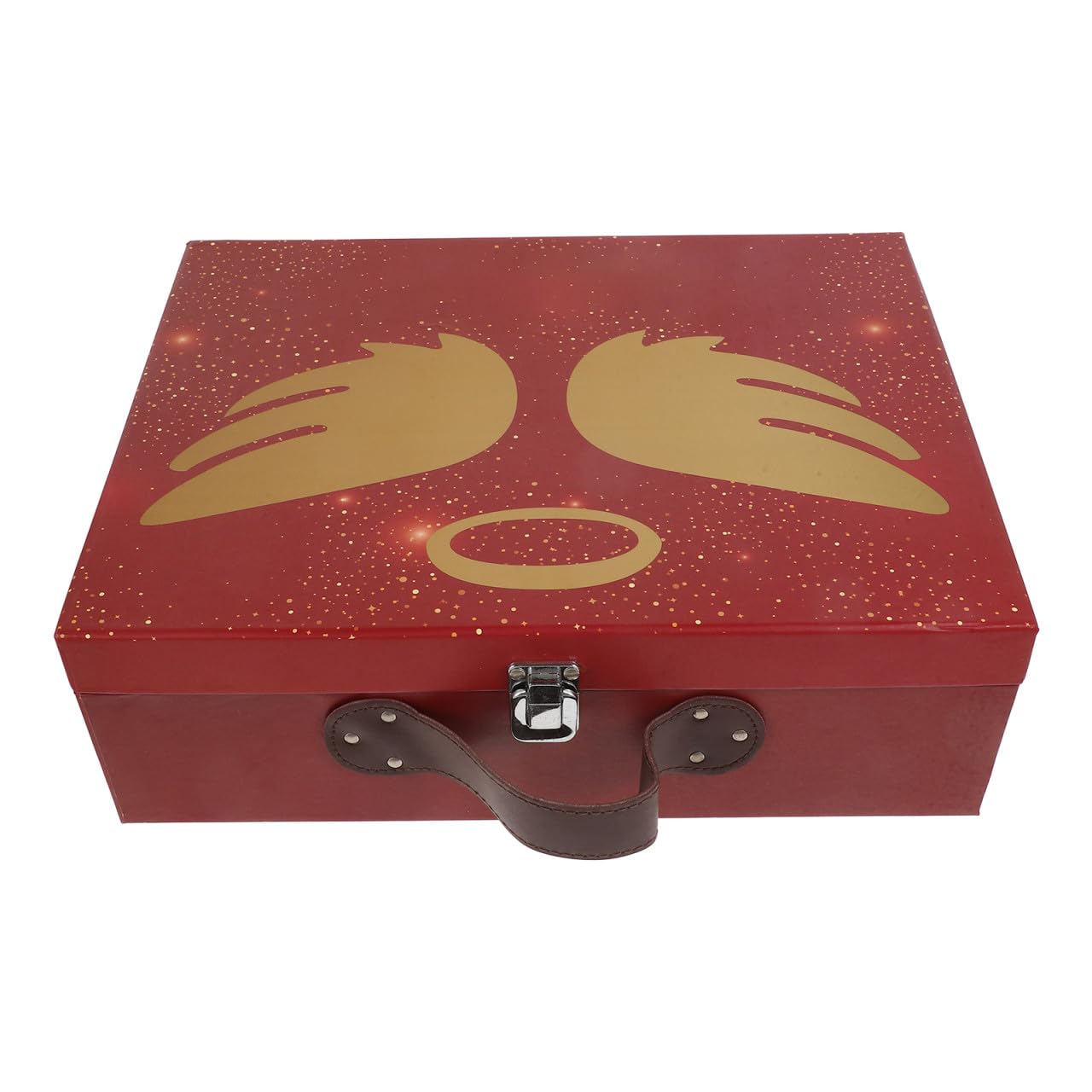 Boîte en papier rouge portable et compacte pour emballage cadeau - 8