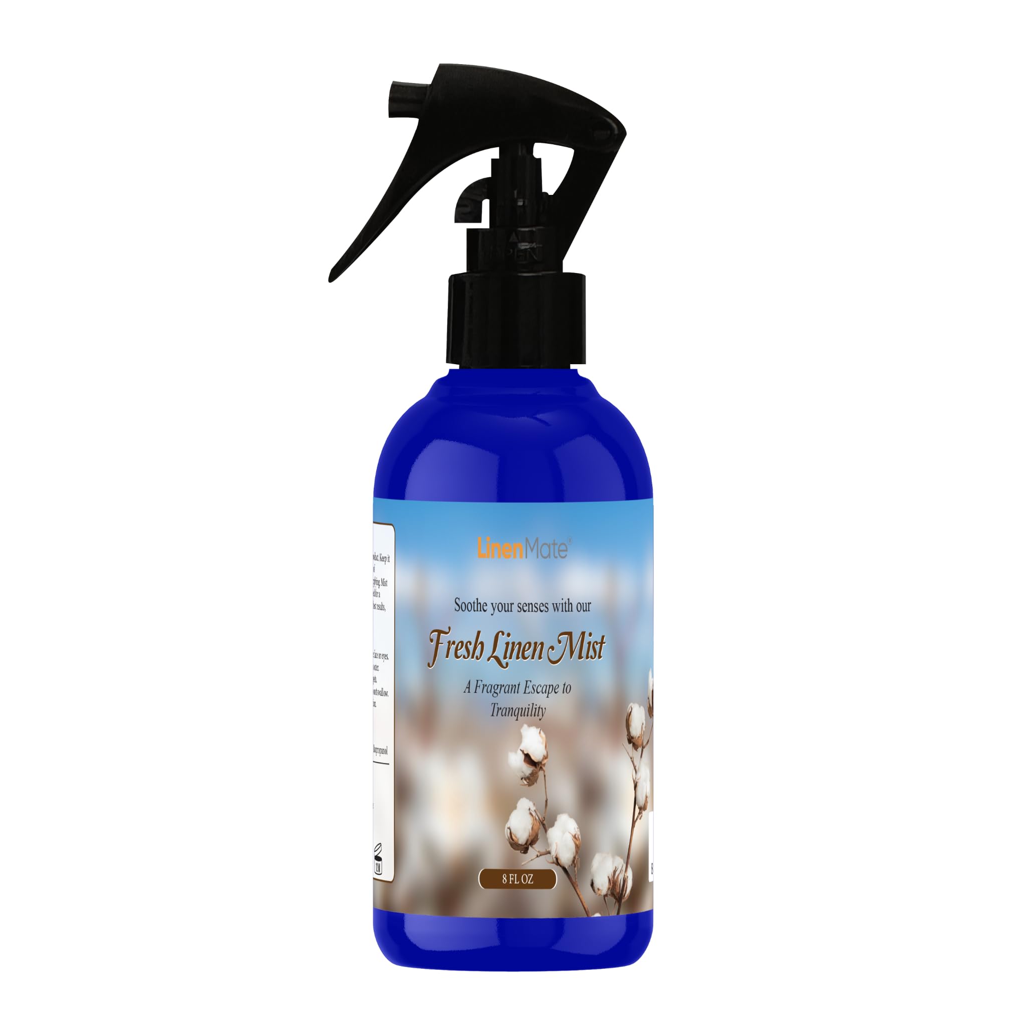 Natural Fresh Linen Scented Linen Mist for Blankets, Pillows and Sheets | Fresh Linen Room Mist Aromatherapy
