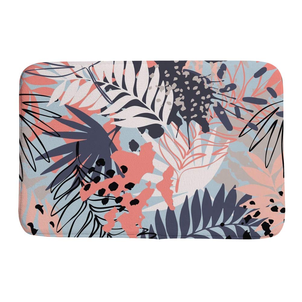 Tapis de bain velours corail pour une salle de bain moderne et cocooning