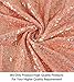 3 Feet 1 Yards Sequin Fabric, by The Yard, Sequin Fabric, Tablecloth, Linen, Sequin Tablecloth, Table Runner Photo Booth Backdrop,Ready to Ship!! (Rose Gold）