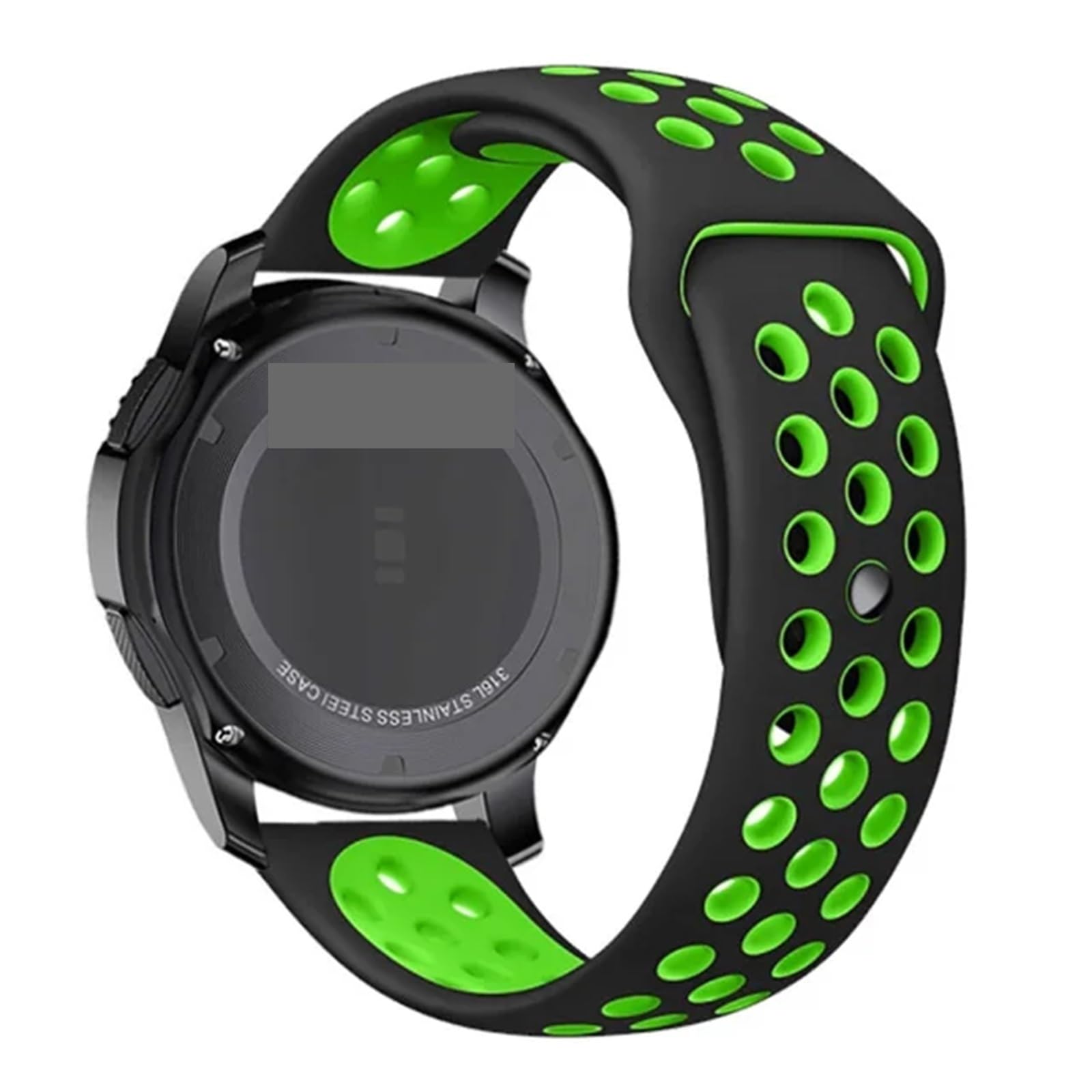 Correa de silicona de 22mm para entrenar con tu Gear S3 Frontier o Huawei GT de forma comoda 7