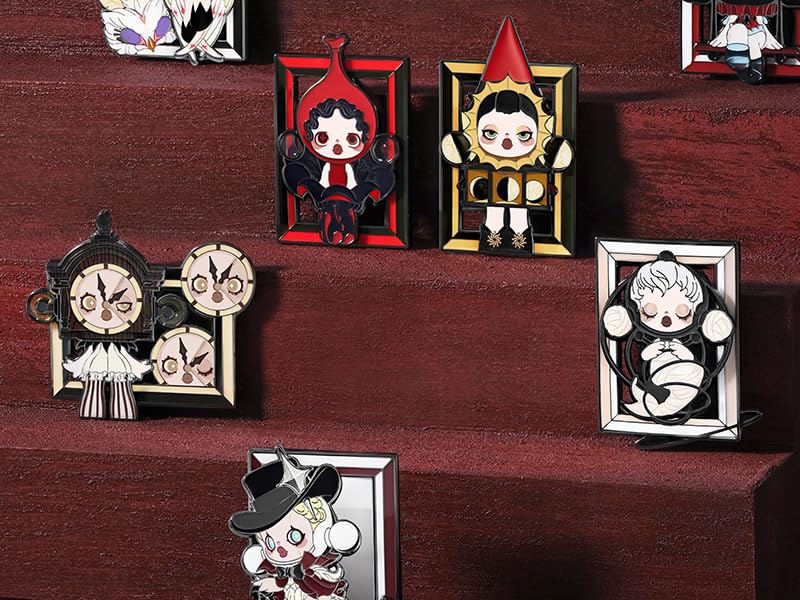 Amazon.co.jp: POP MART SKULLPANDA Image Of Reality シリーズ バッジ