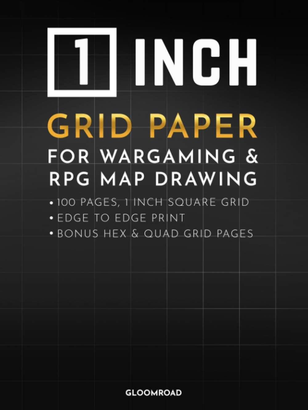 1 Inch Grid Paper Hardcover Square Graph Notebook For Rpg | Desertcart ...