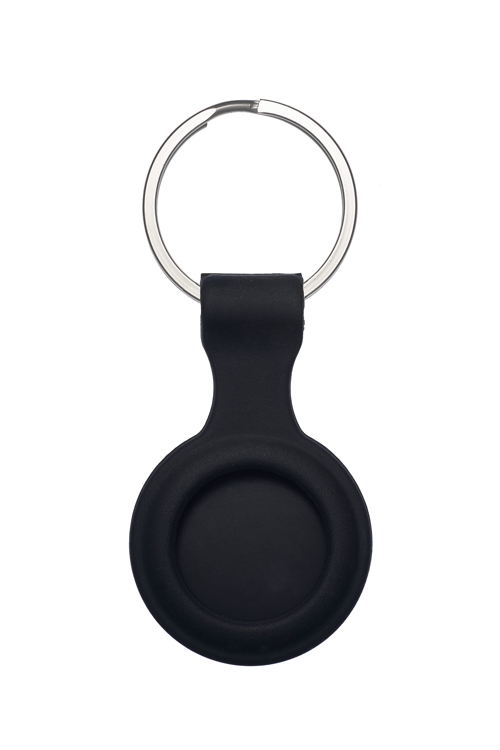 Apple AirTag Keychain Silicone Case Holder, Safety Accessory Set with Hook for AirTag GPS Tracker Bluetooth. Protect Keys, Bags, Luggage & Bikes, Anti-Lost Dog & Cat Collars.