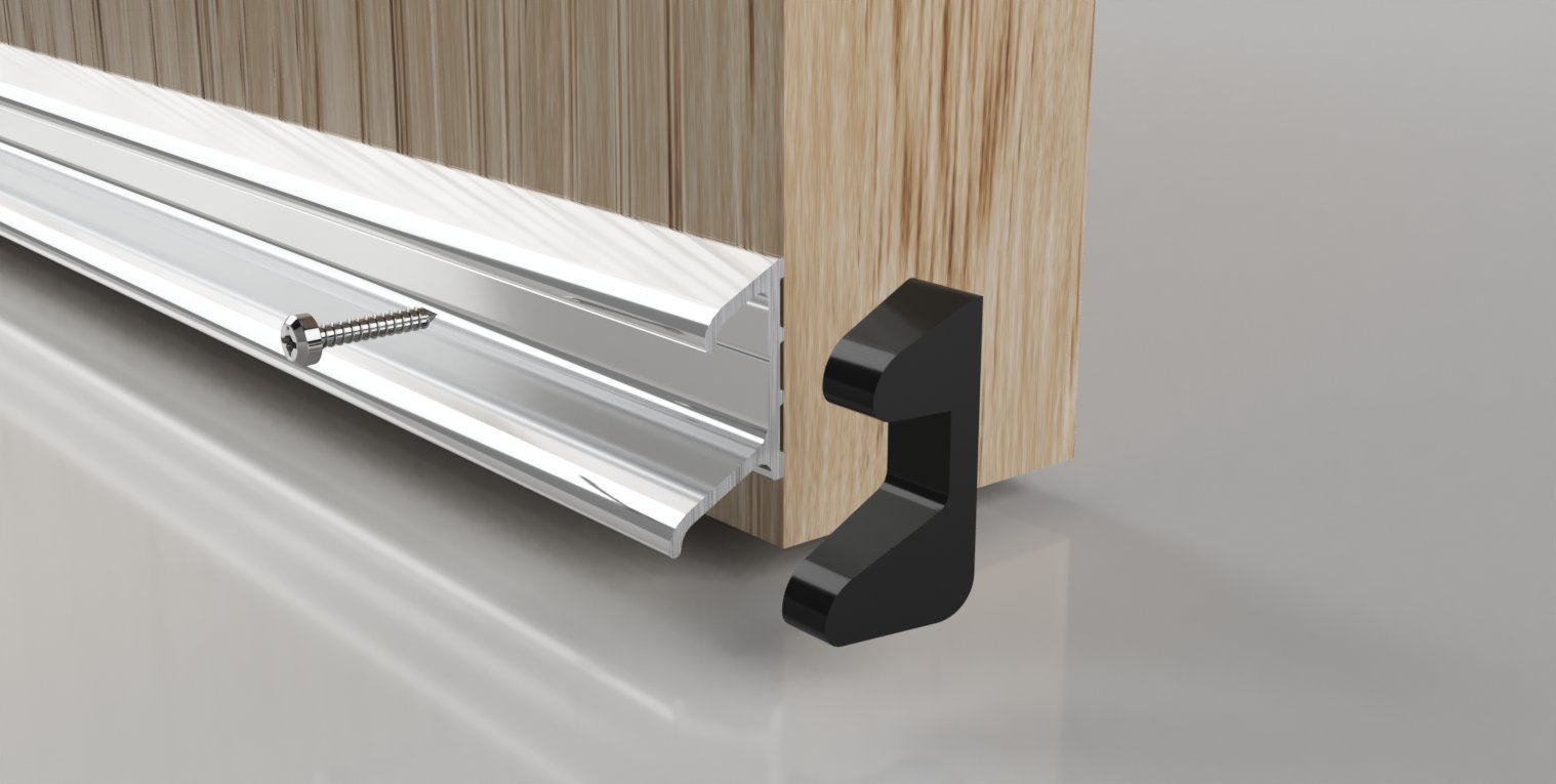STORMGUARD 07SR1630914A - Deflector de lluvia de doble aleta de aluminio, 914 mm