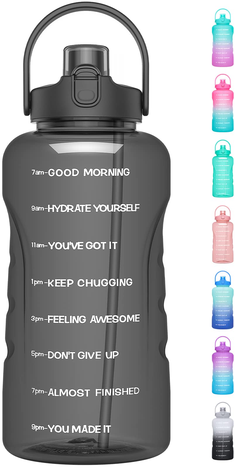 HydroPal 1 Gallon Water Bottles with Straw