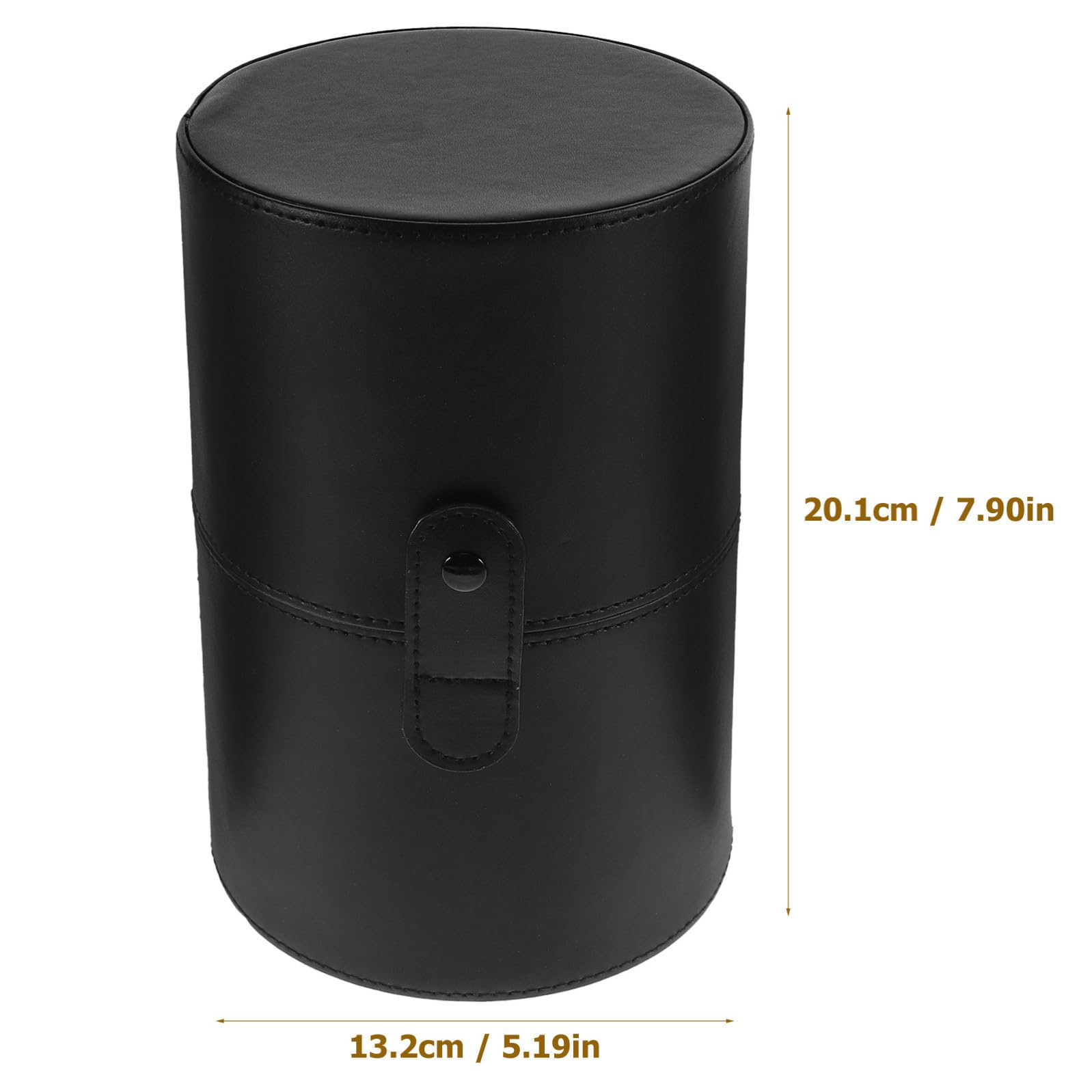Custodia Semplice Pu per con e in Nero da Coperchio Pennelli Organizer, Facile da e Chiudere, per Viaggio e Quotidiano