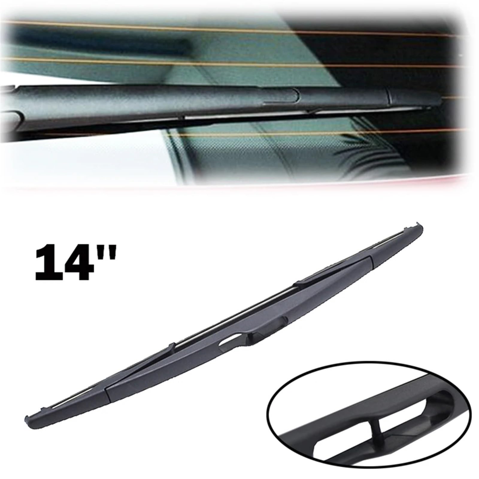 Limpiaparabrisas Coche Compatible Con Para Duster MK1 2014 2015 2016 2017 Escobillas De Limpiaparabrisas Delanteras Y Traseras De 20"+20"+14"