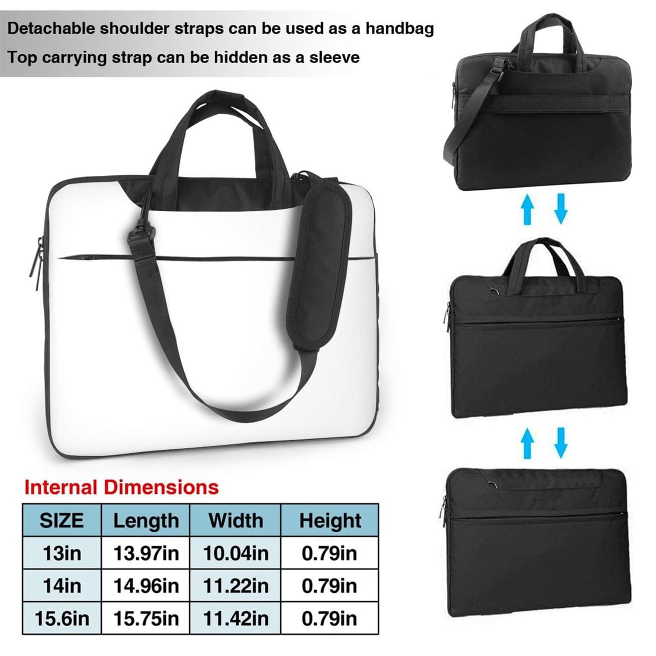 16-Zoll-Laptoptasche, buntes Gehirn: vielfältig denkende Laptoptasche, 40,6 cm (16 Zoll) Laptoptasche, Laptop-Rucksäcke