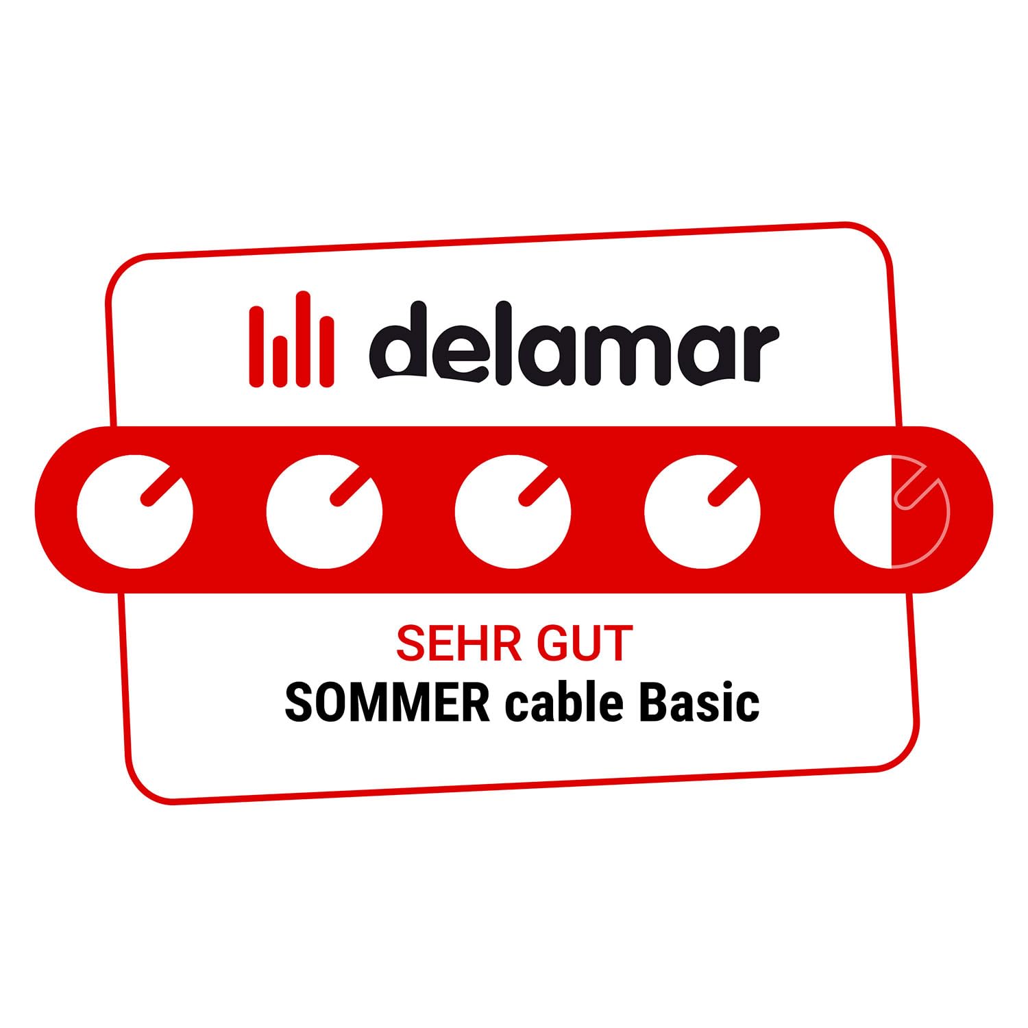 Sommer Cable Basic 10m 3,5mm Mini- Klinkenkabel TRS langes Patchkabel 2x Klinkenstecker Stereo 3-pol mit HICON Connectors - HBA-3S-1000