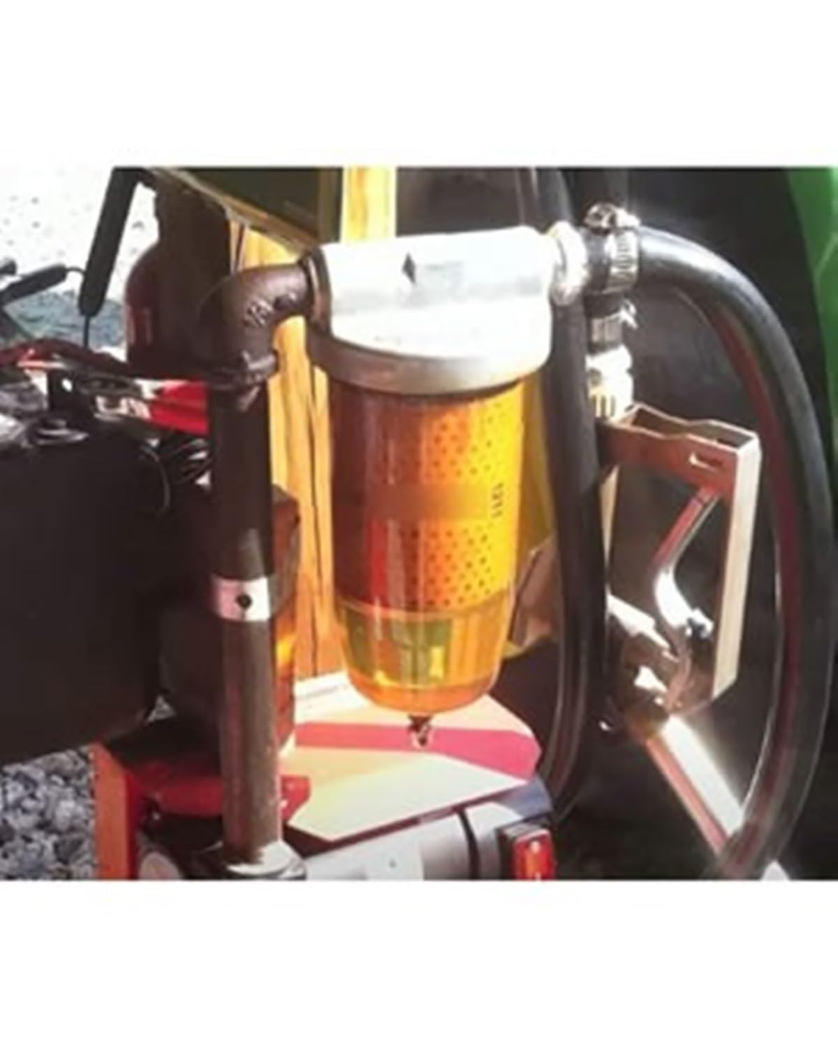 Filtro Carburante 30 Micron Con Coppa Trasparente E Valvola Di Scarico – Raccordo NPT 3/4, 150 Psi, Per Benzina E Diesel - 4