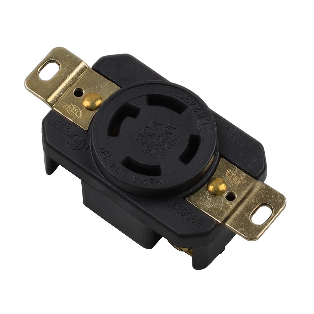 NEMA L14-30R 30A 125V/250V Twist Locking Spina Elettrica Presa Da - Foto 8