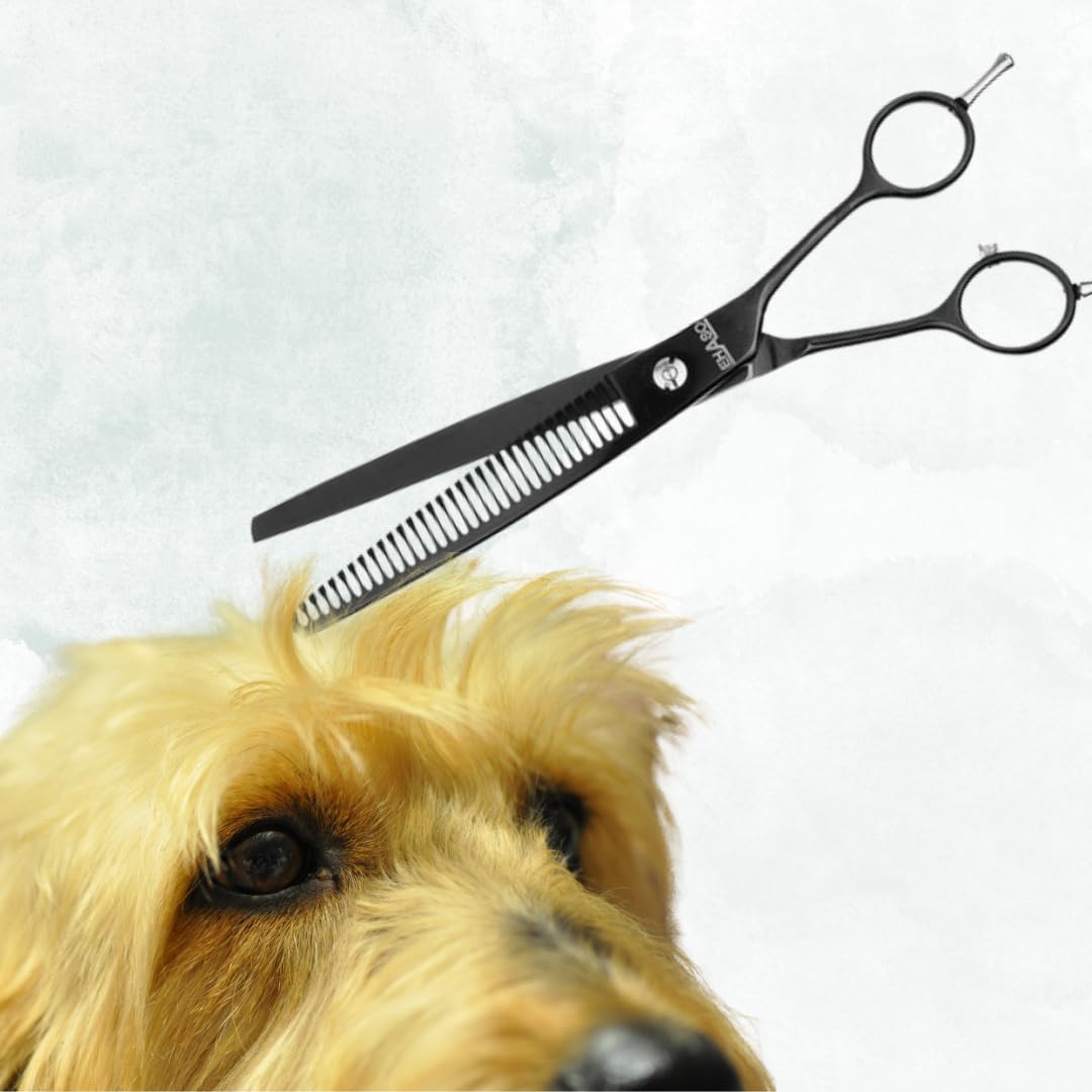 EHASO Modellierschere 21cm Black Titanium - 32er Za Produktbild-Vorschau 8