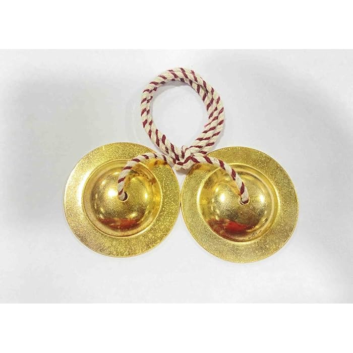 Buy GT manufacture Percussion hand cymbals brass Manjira pairindian