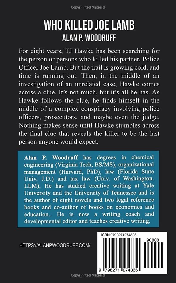 Miniatura 2 de Who Killed Joe Lamb A Crime Mystery and Courtroom Drama (T.J. Hawke)