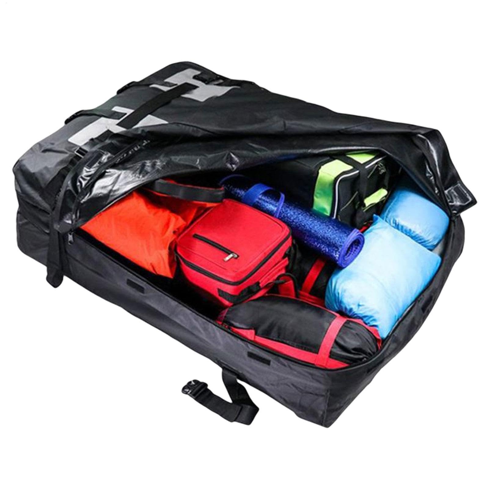Dachtransporter - Dachgepäckträger 15 Kubikfuß Dachgepäckträger | wasserdichter Softdach Gepäcktasche | Einfache Installation Carrier | Dachtasche für Auto pi