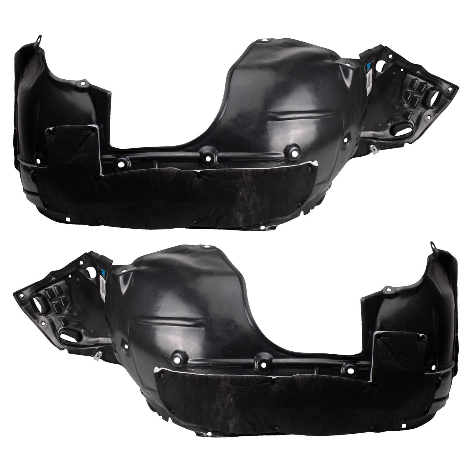 TRQ Front Inner Fender Liner Set | For 2020-2021 Honda Civic HO1248193 HO1249193