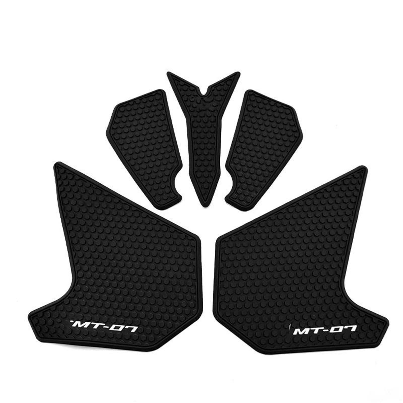 Protector Tank Pad Sticker Gas Grip Traction Side Decal for Yamaha MT-07 MT07 Tracer MT 07 2018-2020 Streetfighter(Color3)