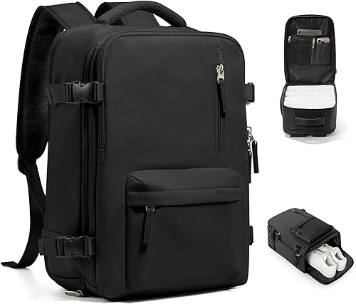 VGCUB Mochila grande de viaje para trabajo, negocios, mochila para computadora portátil aprobada para vuelo, para mujeres y hombres, mochila de